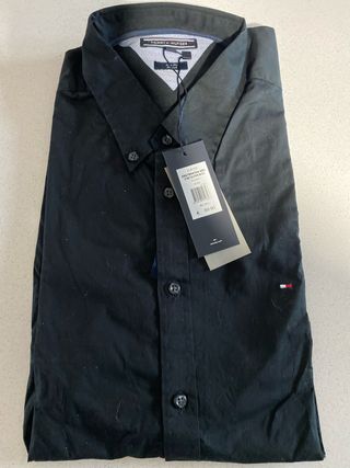Camisa Tommy Hilfiger Negra Talla XL