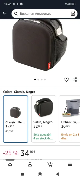 Bolsa Valira para comida con tuppers