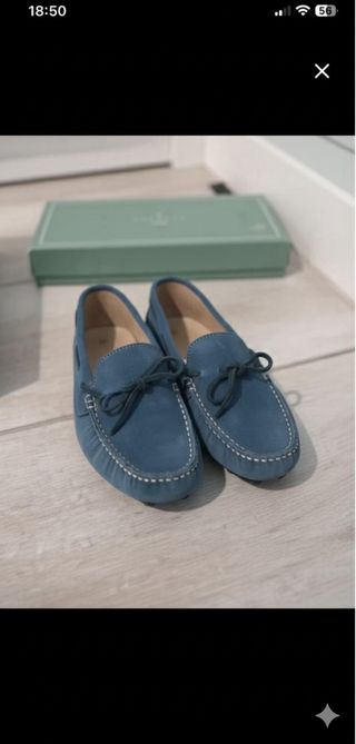 Mocasines Serrano Azul Talla X