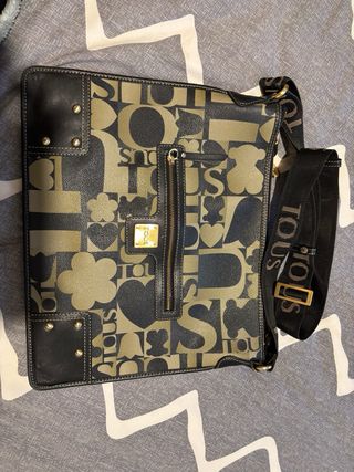 TOUS Original en piel bolsa para portátil