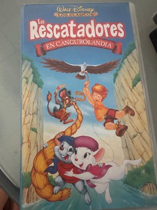 Película VHS Los Rescatadores en Cangurolandia