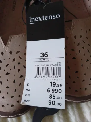Zapatos Inextenso beige talla 36 nuevos