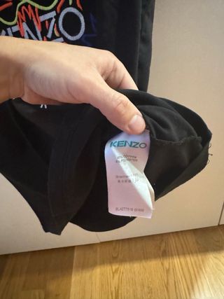 Camiseta Kenzo Negra Talla S