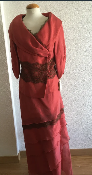 Conjunto 2 Piezas Rojo y Marrón