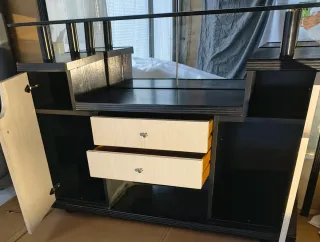 Mueble recibidor con espejo
