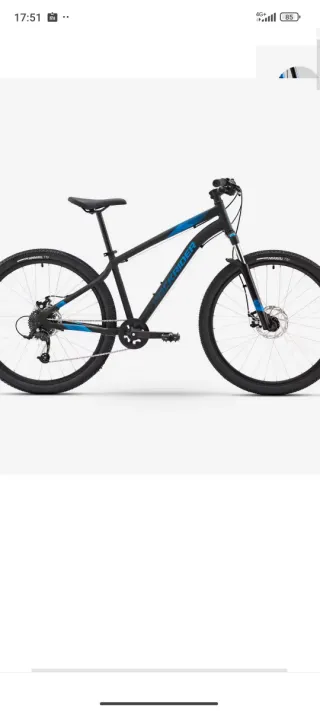 Bicicleta Reckrider Negra y Azul
