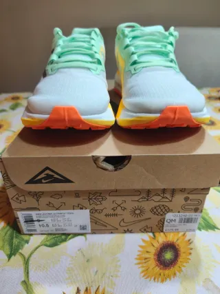 Zapatillas Nike Zoomx Ultrafly Trail Verdes/Naranj