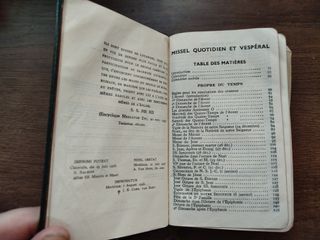 MISSEL QUOTIDIEN ET VESPERAL - DOM GERARD