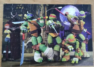 2 Puzzles Tortugas Ninja 100 Piezas Educa