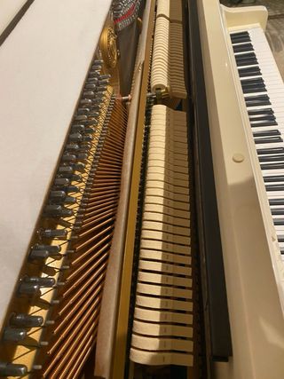 Piano George Steck Blanco