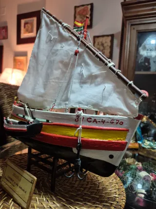 Maqueta Barco Candray Arenero hecho a mano.unico