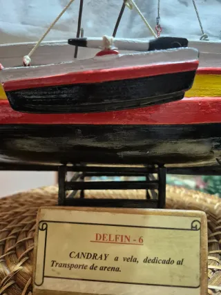 Maqueta Barco Candray Arenero hecho a mano.unico