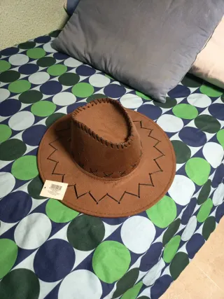 Sombrero vaquero disfraz marrón