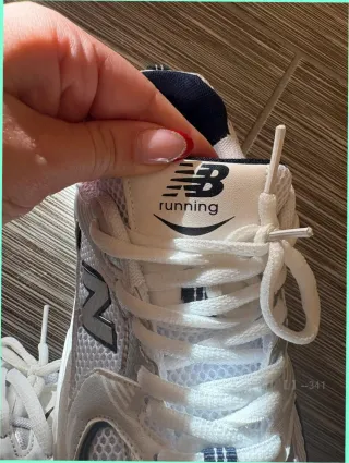 New Balance 530 Blanco Plata Azul