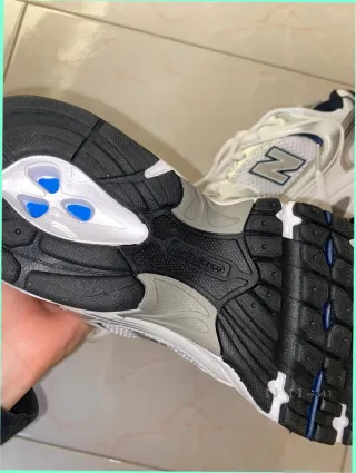 New Balance 530 Blanco Plata Azul