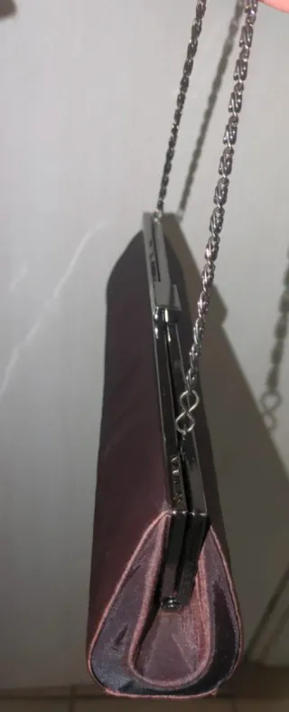 Pochette Elegante Busta Marrone nuova senza carte