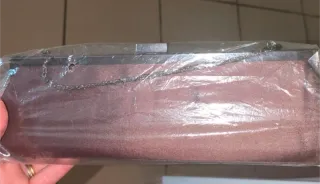 Pochette Elegante Busta Marrone nuova senza carte