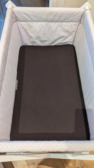 Minicuna Canbrass y colchón BabyKeeper