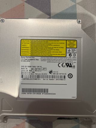 Grabadora DVD CD Sony Optiarc AD-5970H