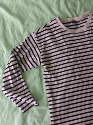 Camiseta Zara Rayas Talla S