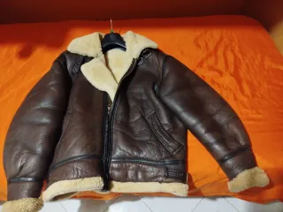 Montone Aviatore Bomber B3 Pelle Marrone
