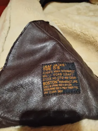 Montone Aviatore Bomber B3 Pelle Marrone