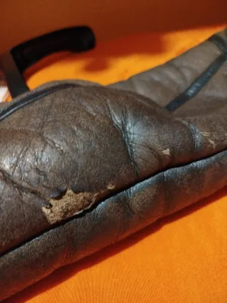 Montone Aviatore Bomber B3 Pelle Marrone