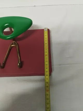 Appendiabiti da parete a 2 posti vintage anni '70