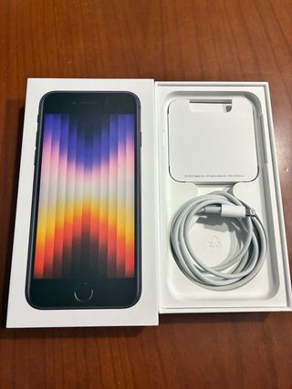 Vendo teléfono iPhone SE 128GB 2023 Space Gray