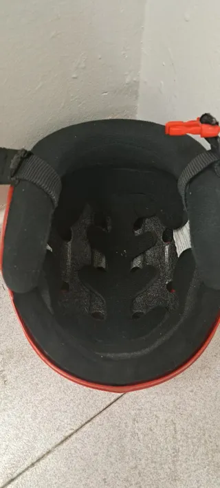 Casco de esquí infantil Wedze rojo 52-55cm