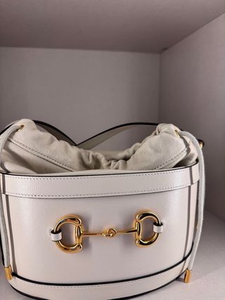 Borsa Gucci Horsebit 1955 Bucket Pelle