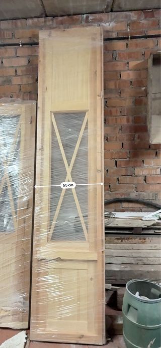 4 Puertas de pino nuevas