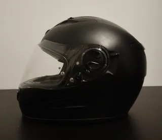 Casco moto integral negro