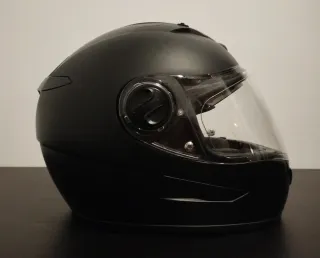 Casco moto integral negro