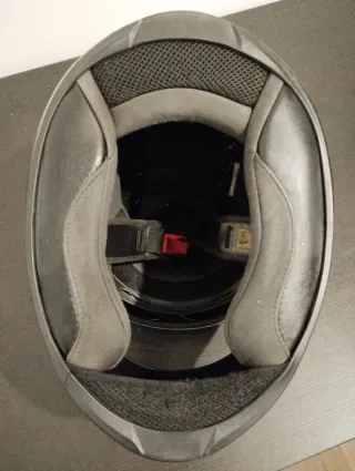 Casco moto integral negro