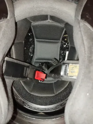 Casco moto integral negro