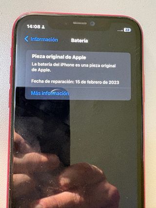 iPhone 11 128GB Rojo 81% Batería