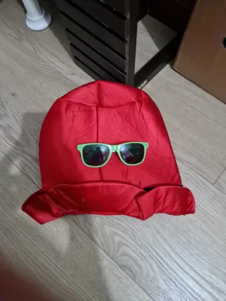 Disfraz payaso con gorro y gafas