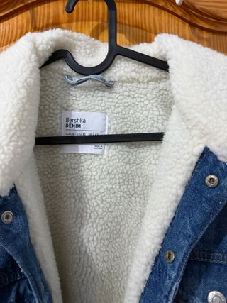 Chaqueta Vaquera Bershka Azul Talla XL