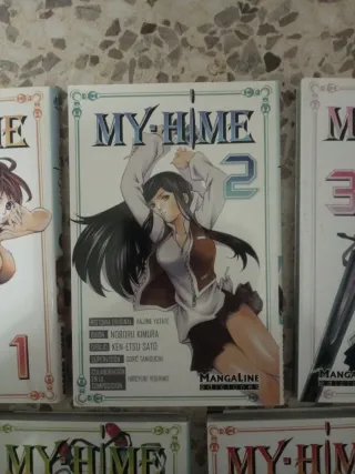My Hime Manga Completo 5 Tomos