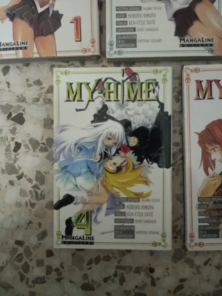 My Hime Manga Completo 5 Tomos