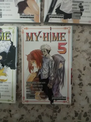My Hime Manga Completo 5 Tomos