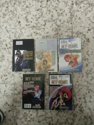 My Hime Manga Completo 5 Tomos