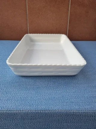 Pirofila porcellana bianca