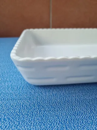 Pirofila porcellana bianca