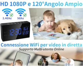 Telecamera sorveglianza Sveglia WiFi 2.4/5G Nuova