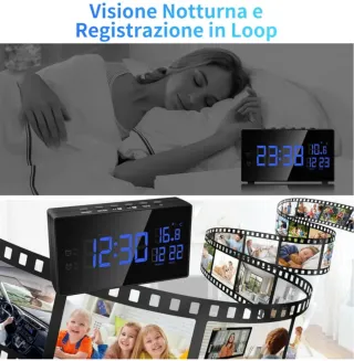 Telecamera sorveglianza Sveglia WiFi 2.4/5G Nuova