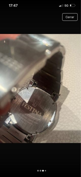 Reloj Festina Hombre Plata y Blanco