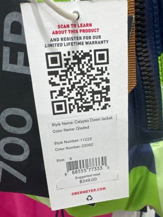 Chaqueta de nieve Obermeyer