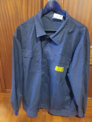 Chaqueta de trabajo azul